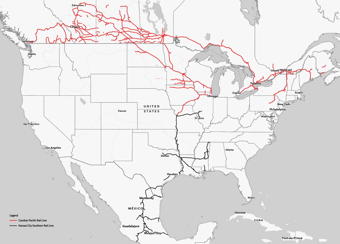 KCS and CP merger route