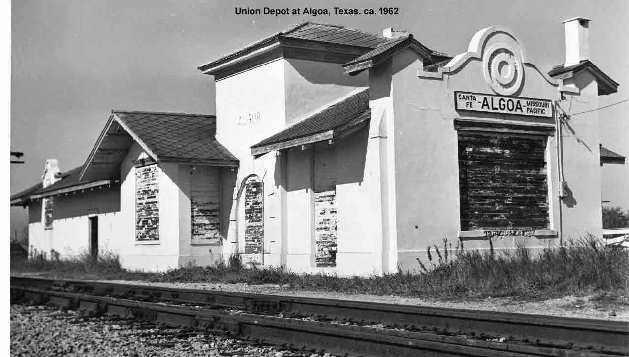 Union Depot at Algoa, Texas