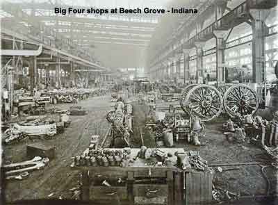 Beach Grove Indiana Big 4 mechanical shops