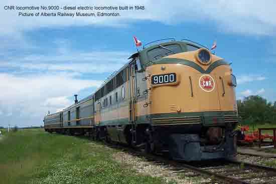 CNR locomotive #9000