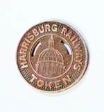 Harrisburg trolley token