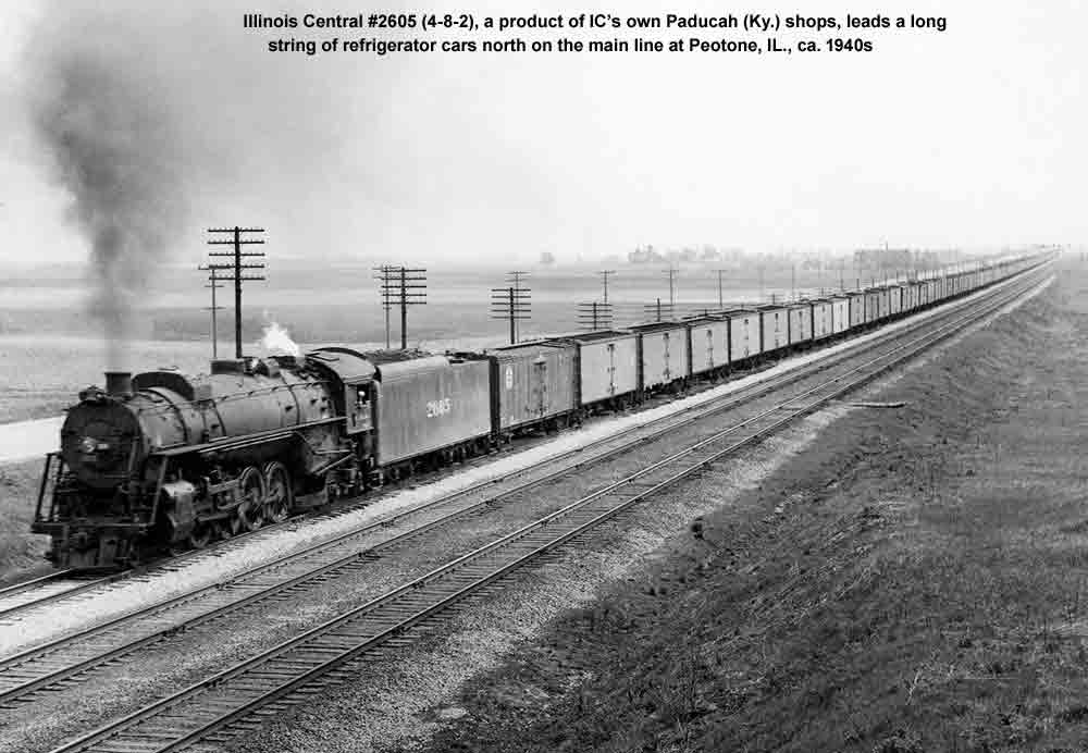 Illinois Central RR train