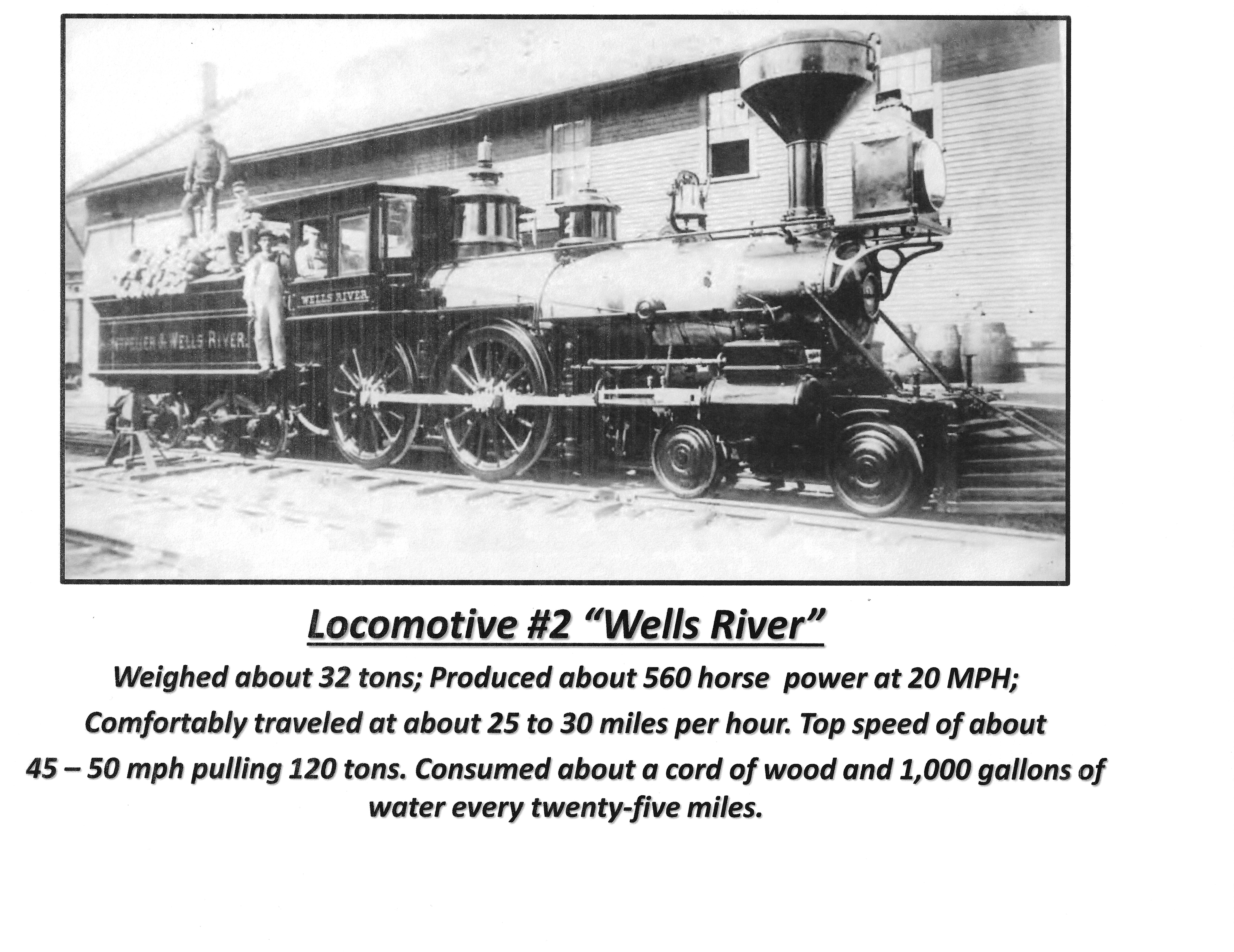 M&WR locomotive