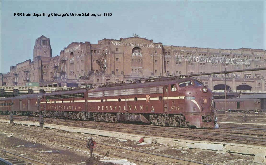 PRR train Chicago