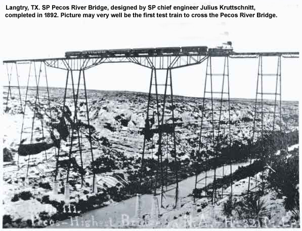 SP built Pecos River Bridge