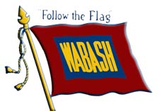 Wabash R.R. Flag