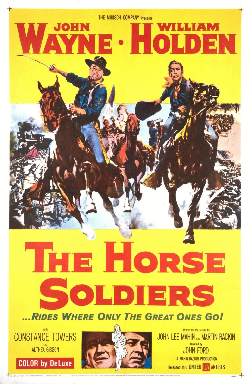 Advertisement poster-The Horse Soldiers